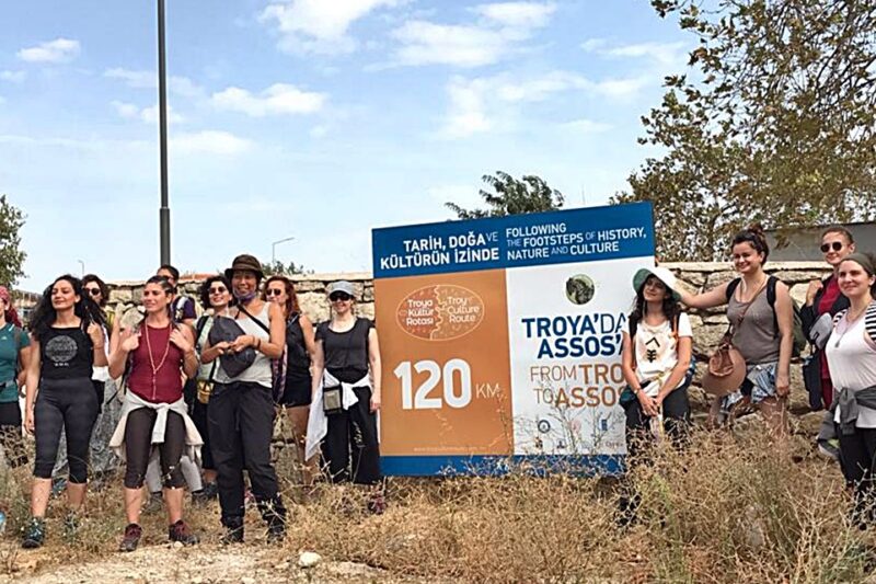 Troya Kültür Rotasını Kadınlarla Yürüdü Çanakkale’ye Taşındı